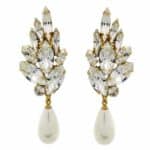 ⁦Jacqueline Crystal Earring⁩ – תמונה ⁦4⁩