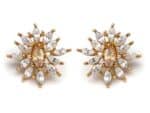 Champagne Star Earring