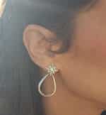 ⁦Crystal drop Earrings⁩ – תמונה ⁦2⁩