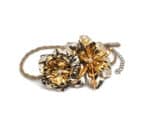 Silver and gold flower Belt