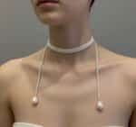 ⁦Long pearls Necklace⁩ – תמונה ⁦2⁩