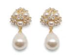 ⁦Pearl Drop Earrings⁩ – תמונה ⁦3⁩
