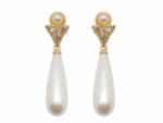 ⁦Pearl Teardrop Earrings⁩ – תמונה ⁦3⁩