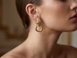 ⁦Gold Panther Earrings⁩ – תמונה ⁦2⁩