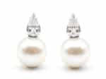 Teardrop & Pearl Earrings